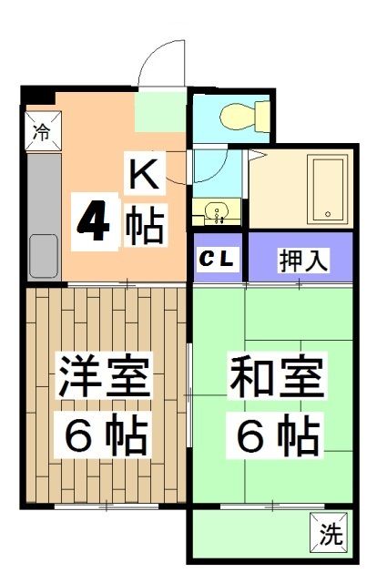 サンバリエ太秦の間取り