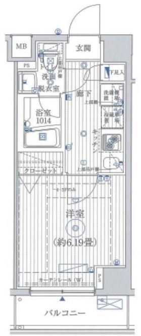 リライア東京イーストレジデンスの間取り