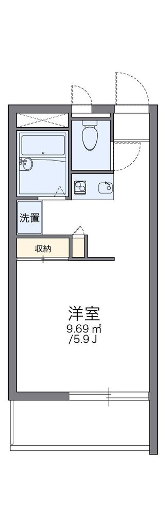 レオパレスアベイユの間取り