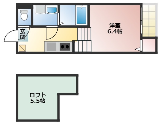 Eternal Court TSURUMAIの間取り