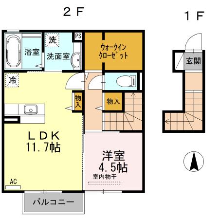 シャトーKの間取り