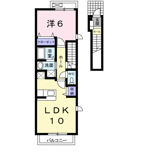 ラフレシールの間取り