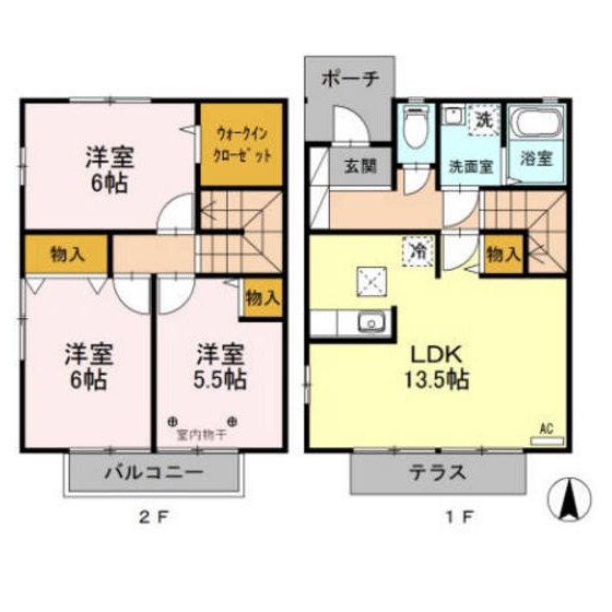 御料所ガーデンの間取り