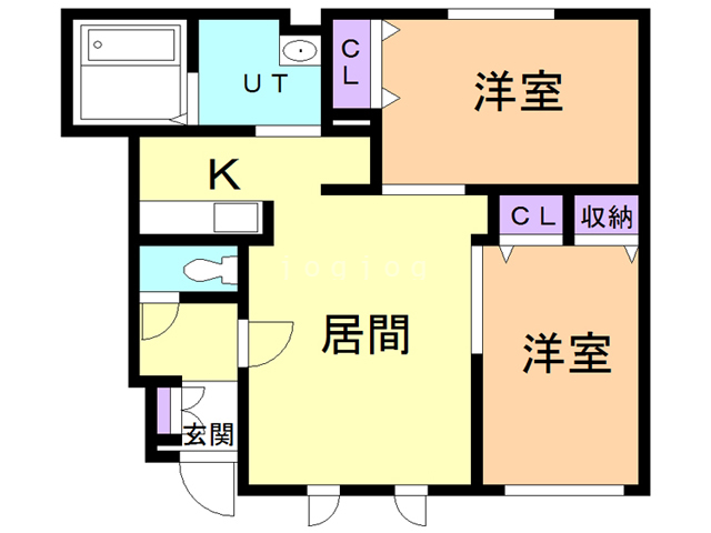 プロムナード漁Iの間取り