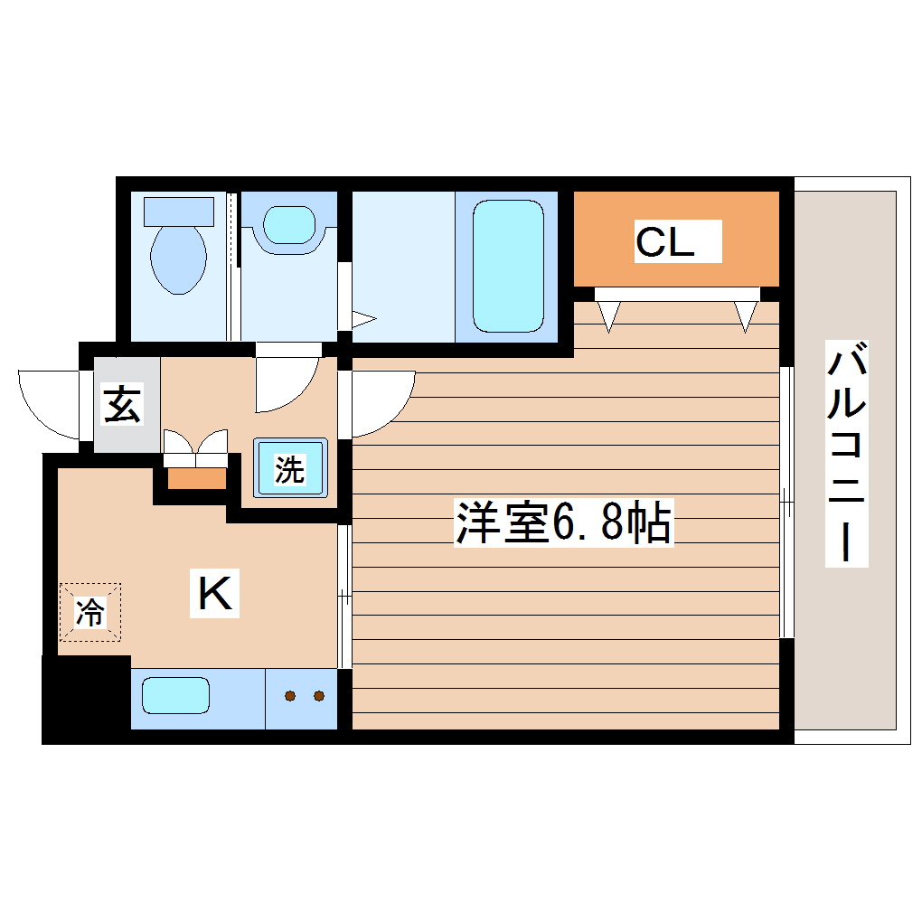 HF仙台レジデンスEASTの間取り