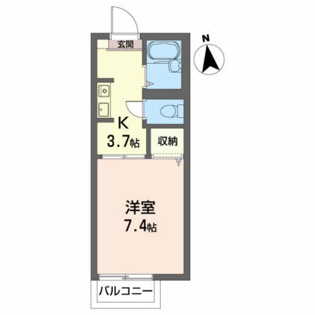 【ビューパレーIIの間取り】