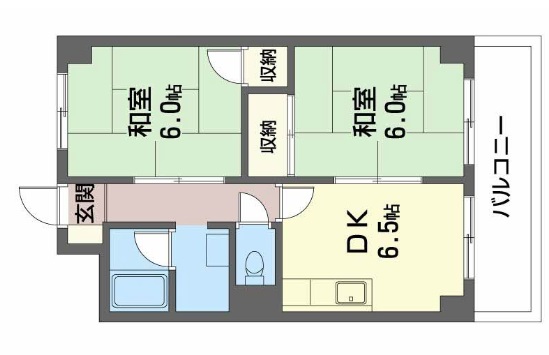 マンション桜屋の間取り