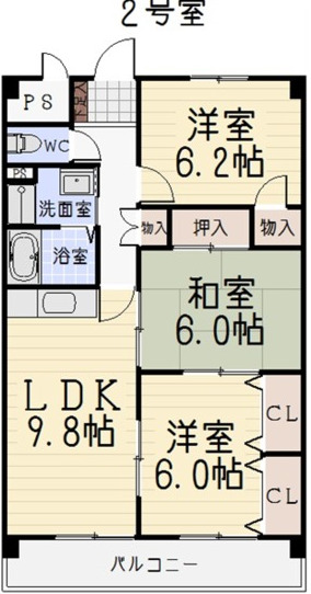 メゾンウィングの間取り