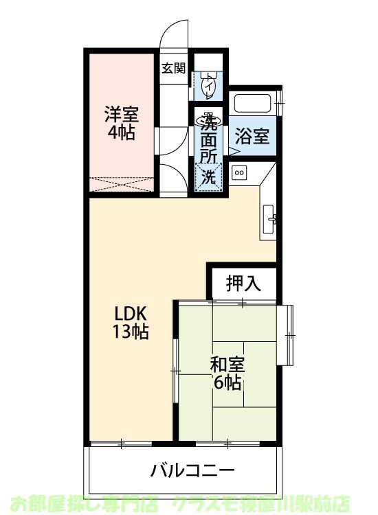 ふぁみーゆ寝屋川セントラルパークの間取り