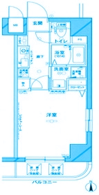 川崎市幸区大宮町のマンションの間取り