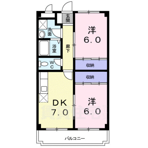 グローリ南草津の間取り