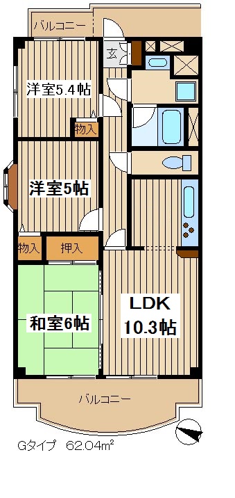 ヴィラ　カターラの間取り