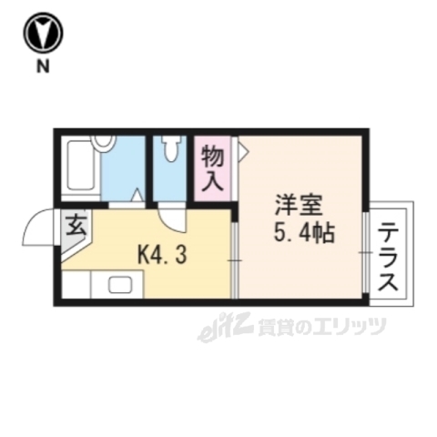 サンライフ皇子山の間取り