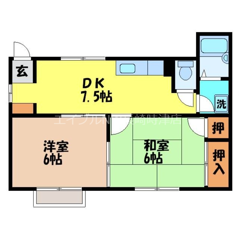 ハイネス村嶋の間取り