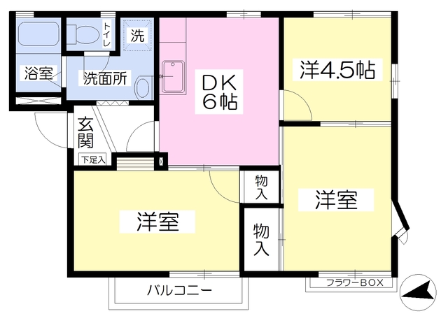 シャルムの間取り