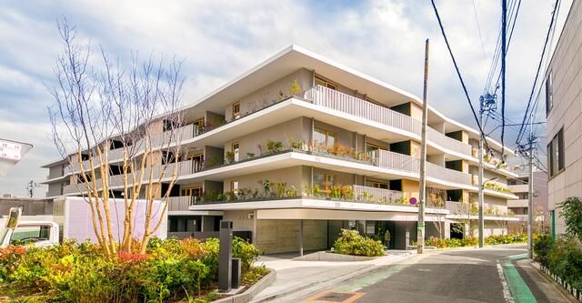 渋谷区代々木のマンションの建物外観