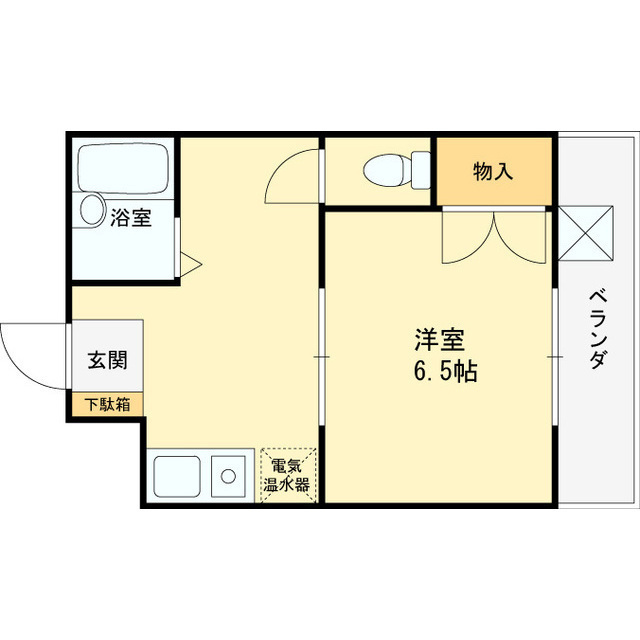 長居ロイヤルマンションの間取り