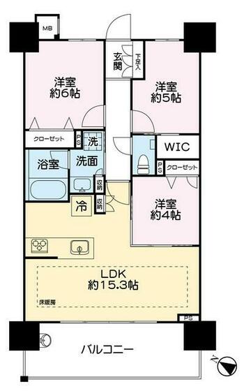 【オープンレジデンシア桜並木ガーデンの間取り】