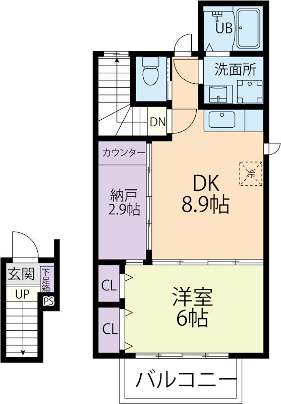 Sunny Flat（サニーフラット）の間取り