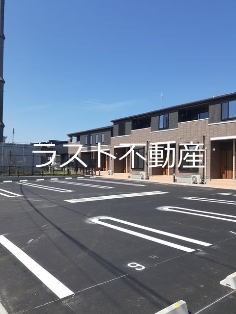 【薩摩川内市宮内町のアパートの駐車場】