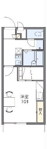 レオパレスパディーの間取り