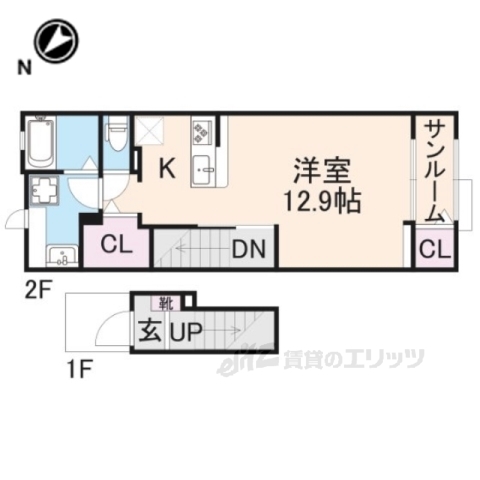 カシェットの間取り