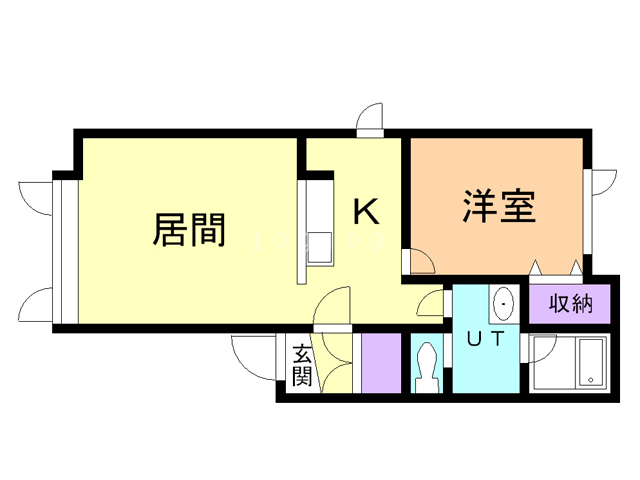 シエル４１２の間取り