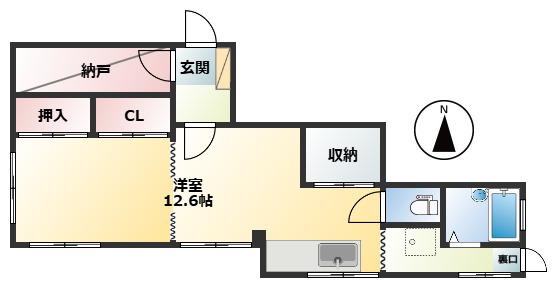 安田マンションの間取り写真