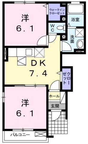 ＨＯＵＳＥ・２の間取り
