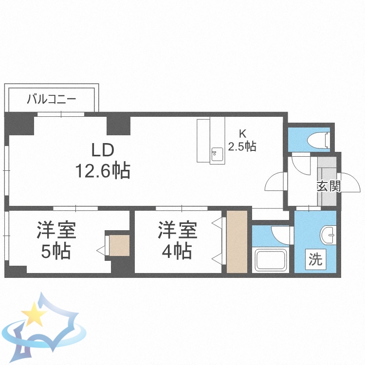 PRIME　URBAN北3条通の間取り