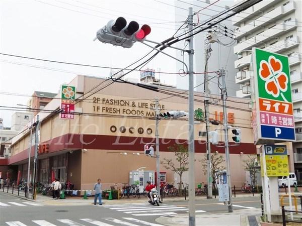 スーパー　ライフ下寺店（スーパー）まで377m