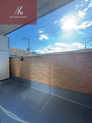 バルコニー　落ち着いた時間を過ごせるバルコニーです