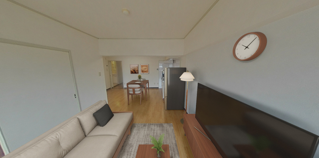 居室・リビング　家具はＣＧです