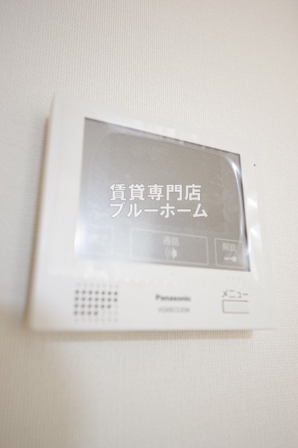 セキュリティ　モニター付きのインターホンです！