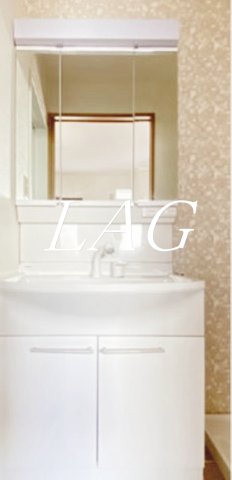 洗面設備　洗面台です。