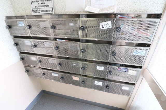 その他共有部分　集合ポストあります