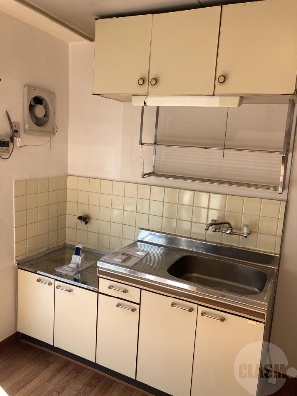 キッチン　ガスコンロ設置可