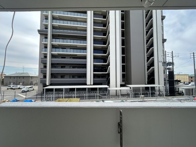 眺望　※写真は建築中の他号室です