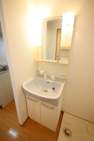 洗面設備　別部屋同間取りのお写真となります。参考にご覧くださいませ。