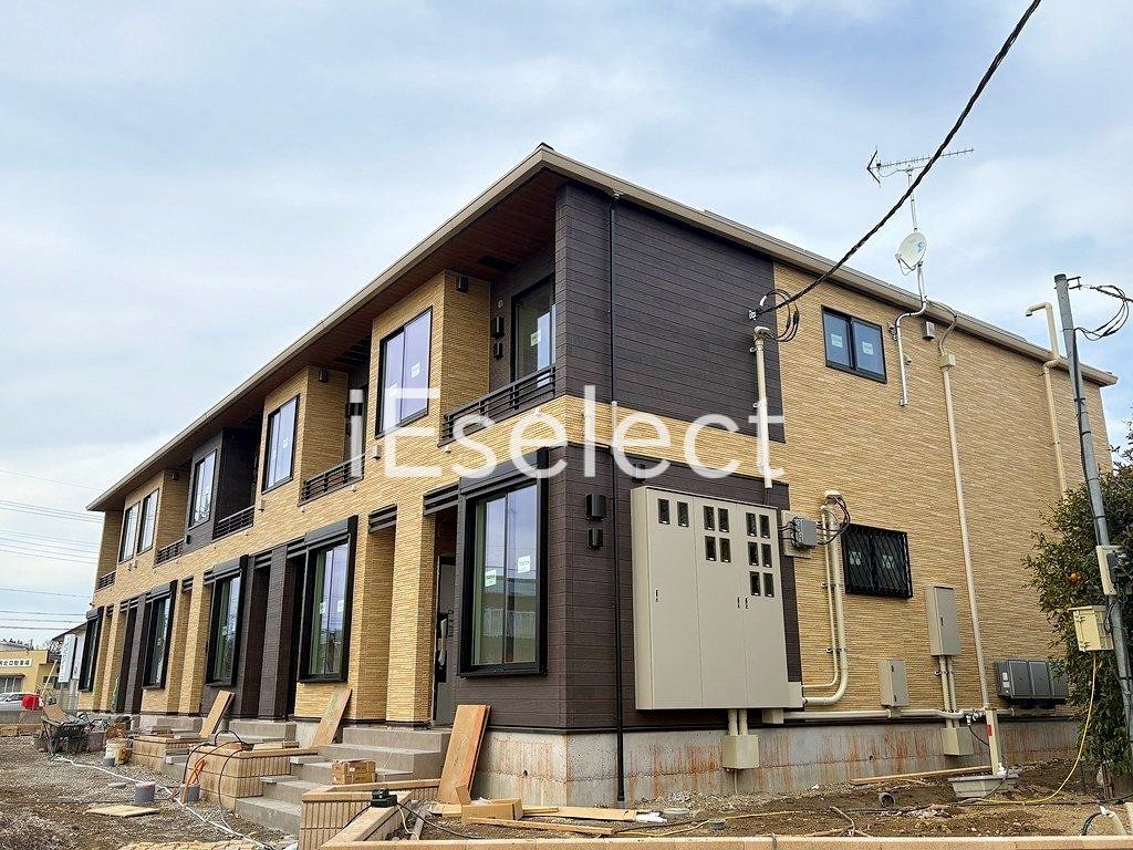 建物外観　２０２６年1月完成予定の新築★都市ガス利用で経済的♪