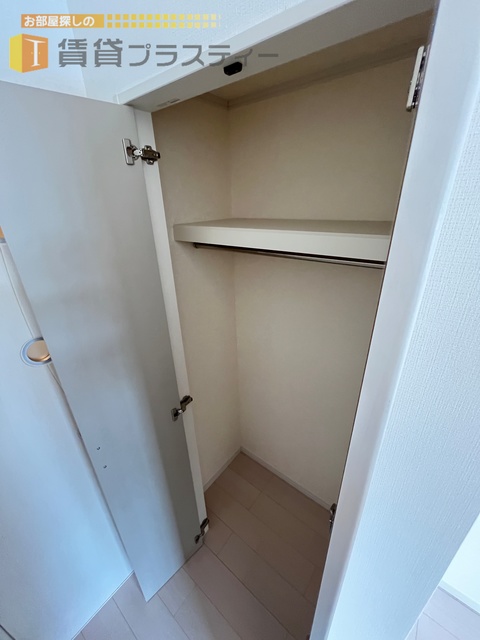 収納　収納は使いやすいクローゼットタイプ