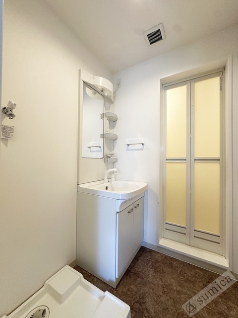 洗面設備　シャンプードレッサー付き・朝シャンもこちらで♪♪