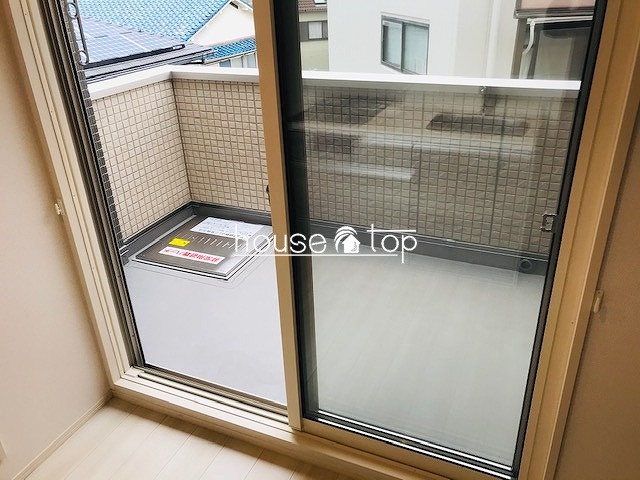 バルコニー　実際のお部屋の写真です