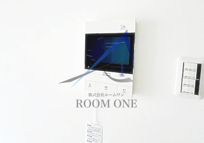 セキュリティ　モニター付きインターホンです。