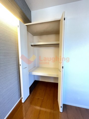 収納　たっぷりとした収納スペースです