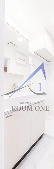 洗面設備　洗面台です。