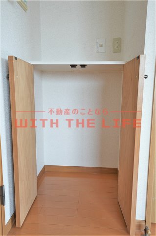 収納　ちょっとした収納スペースも充実しています