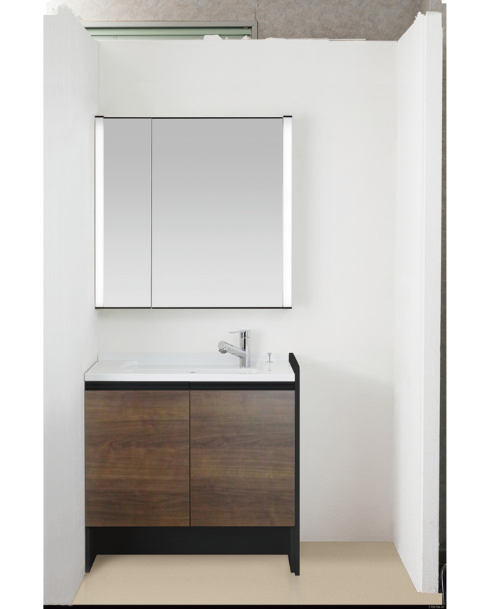 洗面設備　独立洗面台、朝の身支度には欠かせません