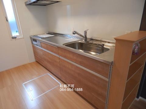 キッチン　IH＆グリル付システムキッチン（イメージ）