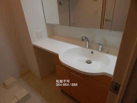 洗面設備　カウンター付洗髪洗面化粧台（イメージ）